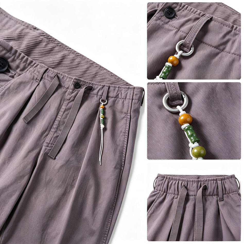 Pure Cotton Vintage Streetwear Cargo Pants