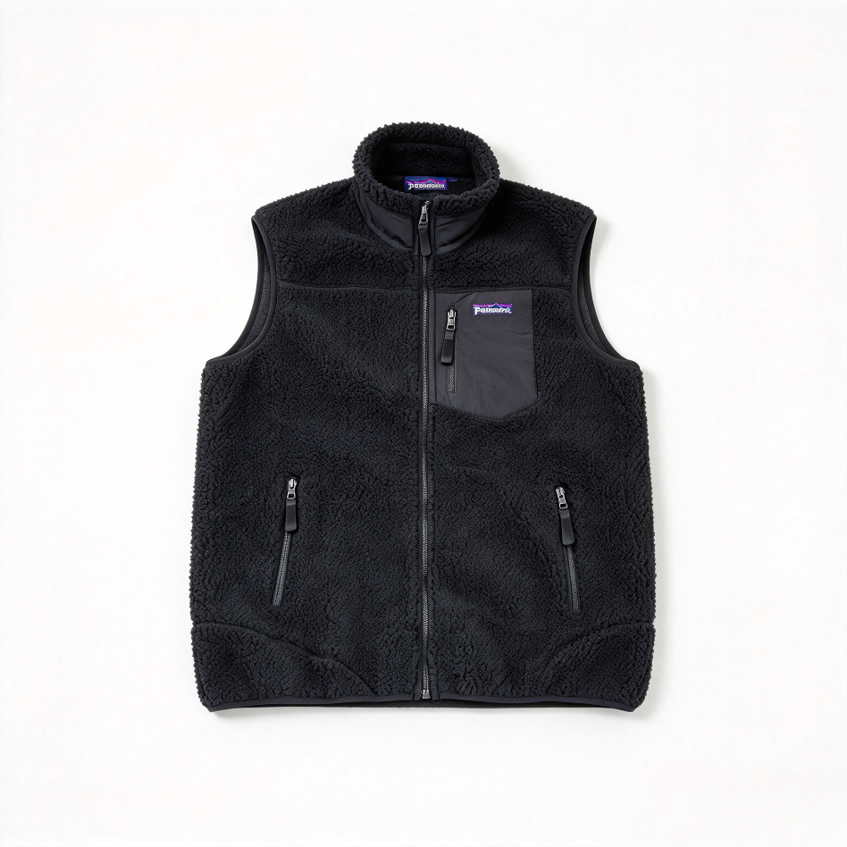 Patagonia Classic Retro-X Stand-Collar Fleece Zip Vest