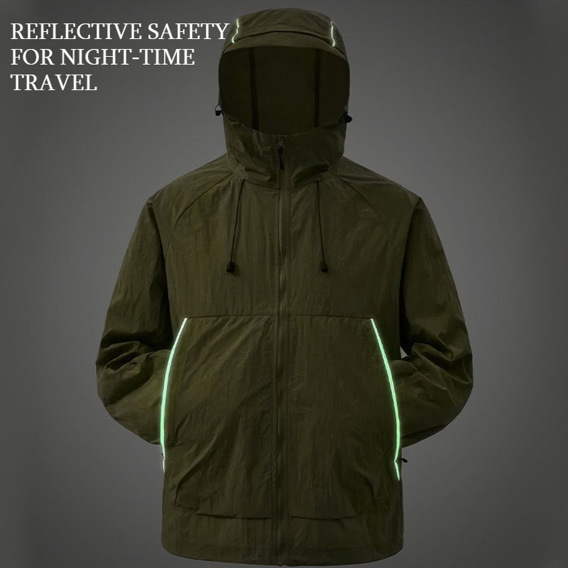 Lightweight Reflective UPF50+ Sun Protection Jacket Anti‑Bacterial Quick Dry for Men & Women