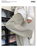 Loose straight soft waxy pants versatile leisure sports