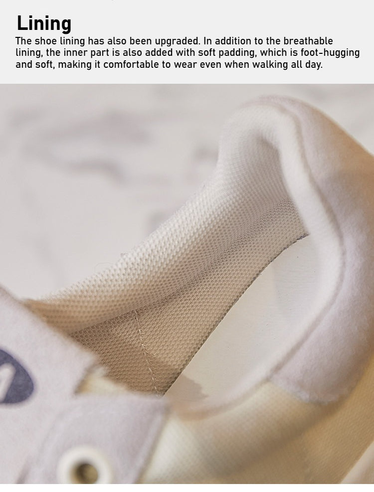 2025 summer new models, shell head dissolving shoes, genuine leather little white shoes, women's versatile casual trendy shoes