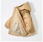 Autumn and winter children's down jacket two-piece set, boys and girls trendy jacket, windproof, waterproof and warm outdoor children's clothing [removable three-in-one]