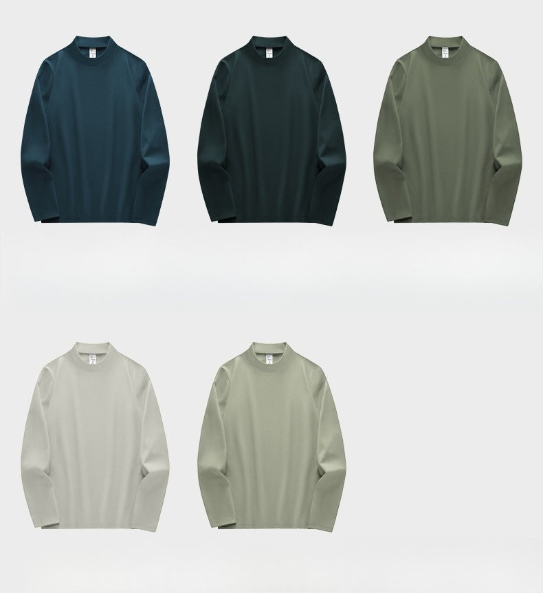 Autumn new 10A grade bacteriostatic Modal cotton long-sleeved T-shirt men's, solid color slim-fitting bottoming shirt, multi-color optional S-4XL