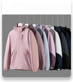 Women's and men's jackets are windproof and waterproof, and padded jackets.