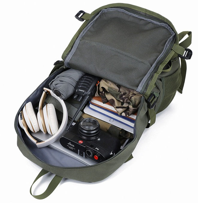 Waterproof Oxford Cloth Hiking Backpack Large Capacity Lightweight for Outdoor Travel Cycling