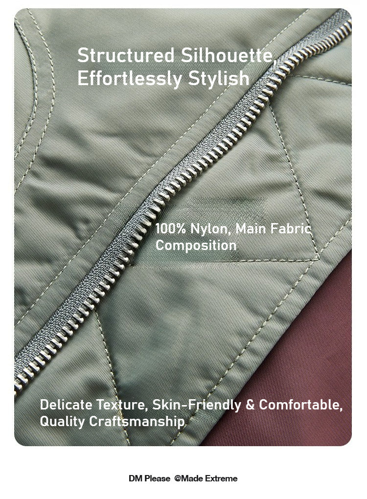 silhouette loose short aviator cotton jacket, thickened warm cotton clothes in winter, the same for men and women