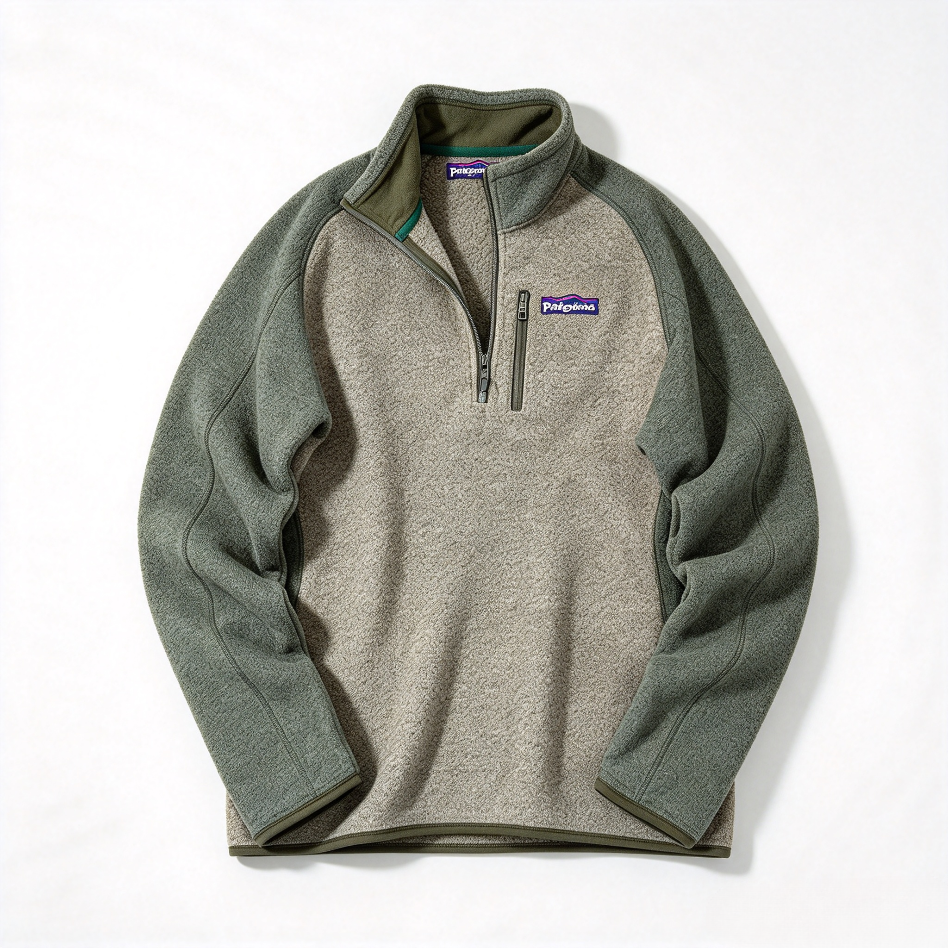 Patagonia Men's Better Sweater 1/4 Zip Fleece Pullover, Warm Knit Quarter-Zip Outdoor Sweater