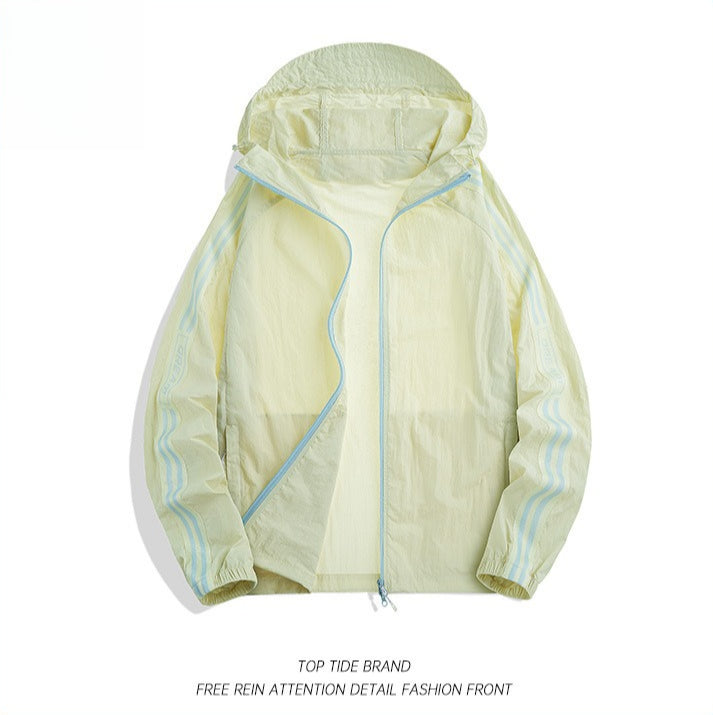 UPF100+ Women Color‑Block Sun Protection Jacket Lightweight Breathable Outdoor Summer Top