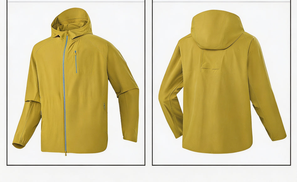 Seam‑Taped UV Protection Skin Windbreaker for Men Women