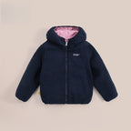 B.Duck Reversible Fleece-Lined Kids' Jacket | Unisex Boys Girls Autumn Winter Water-Resistant Softshell Windbreaker