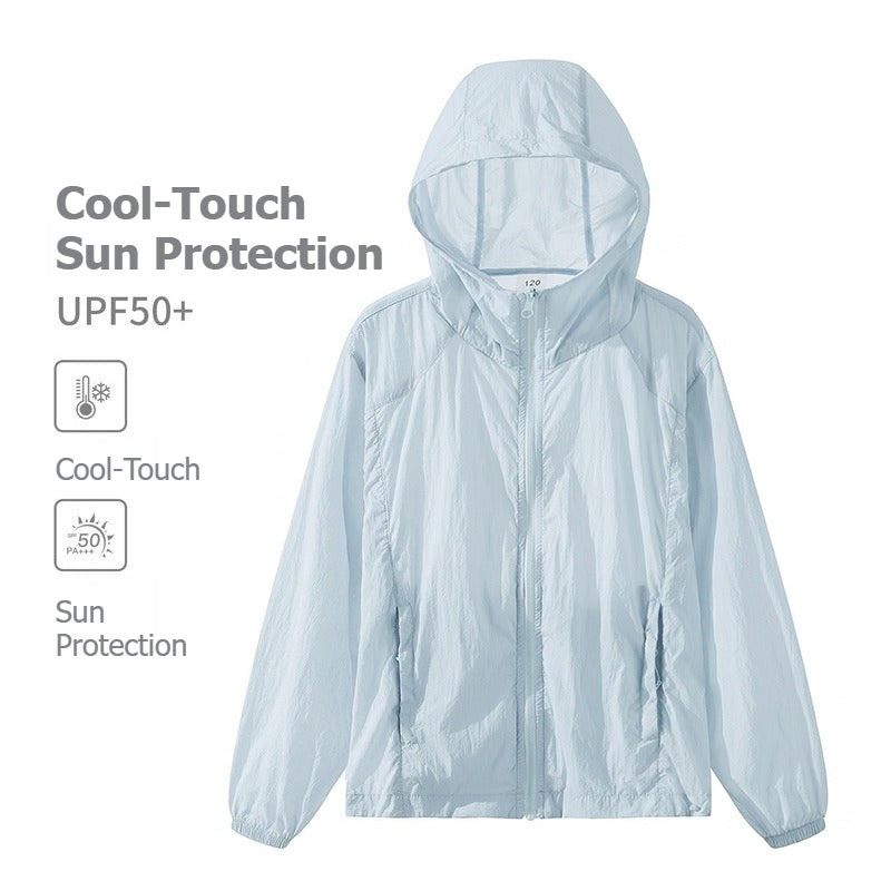 Wenhouu Family Sun Protection Jacket, Women Kids Summer Lightweight Breathable Outerwear