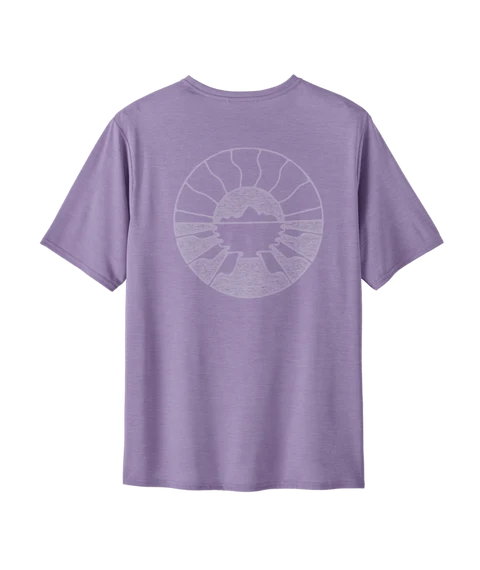 M'S CAPILENE COOL DAILY GRAPHIC SHIRT -WATERS - FORGOTTENISLAND/CONCRETEPURPLE X-DYE