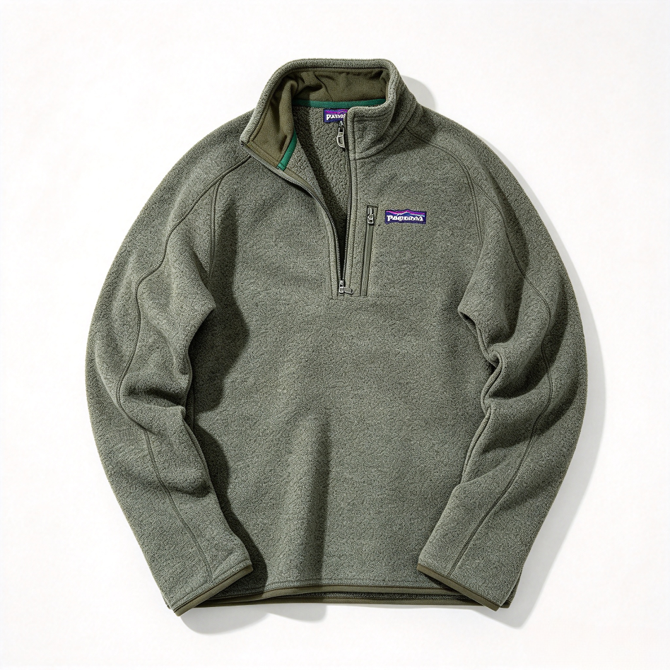 Patagonia Men's Better Sweater 1/4 Zip Fleece Pullover, Warm Knit Quarter-Zip Outdoor Sweater