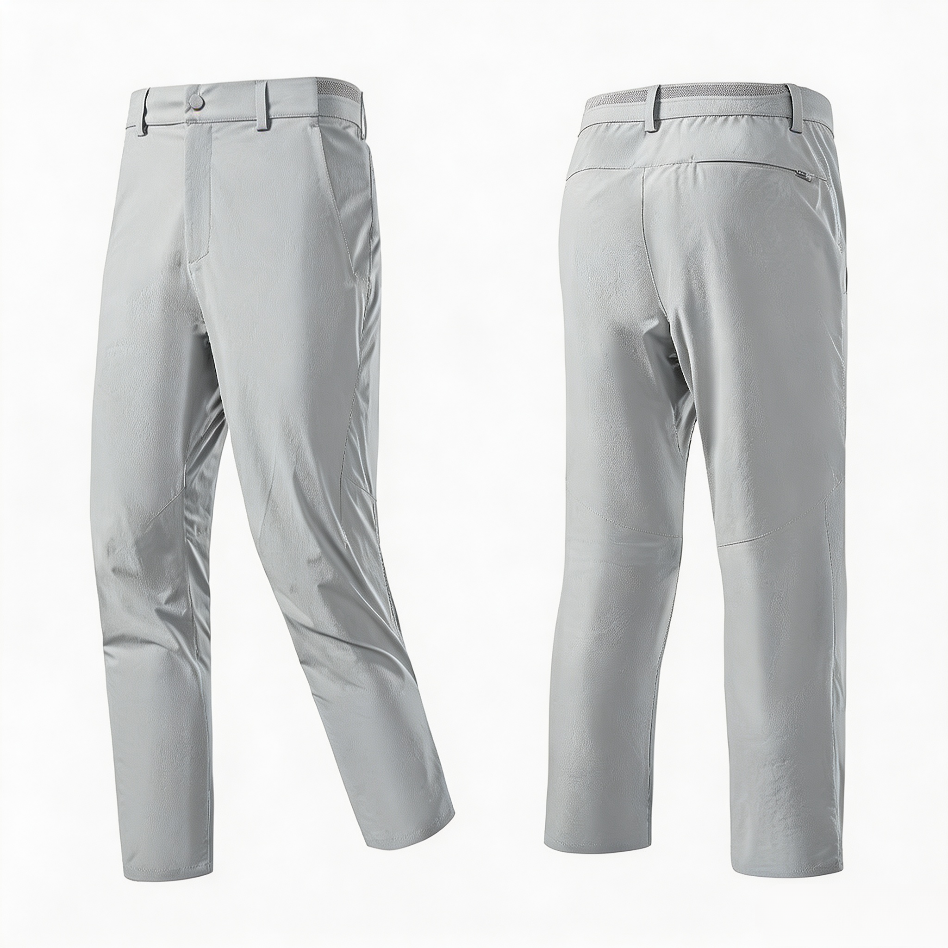 Men’s Lightweight Quick‑Dry Hiking Pants, High‑Stretch Water‑Repellent Breathable Outdoor Casual Plus‑Size Trousers