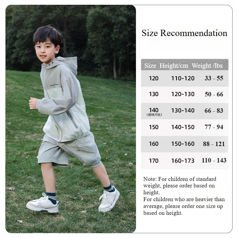 UPF 50+ UV-Protective Sun Shirt for Kids