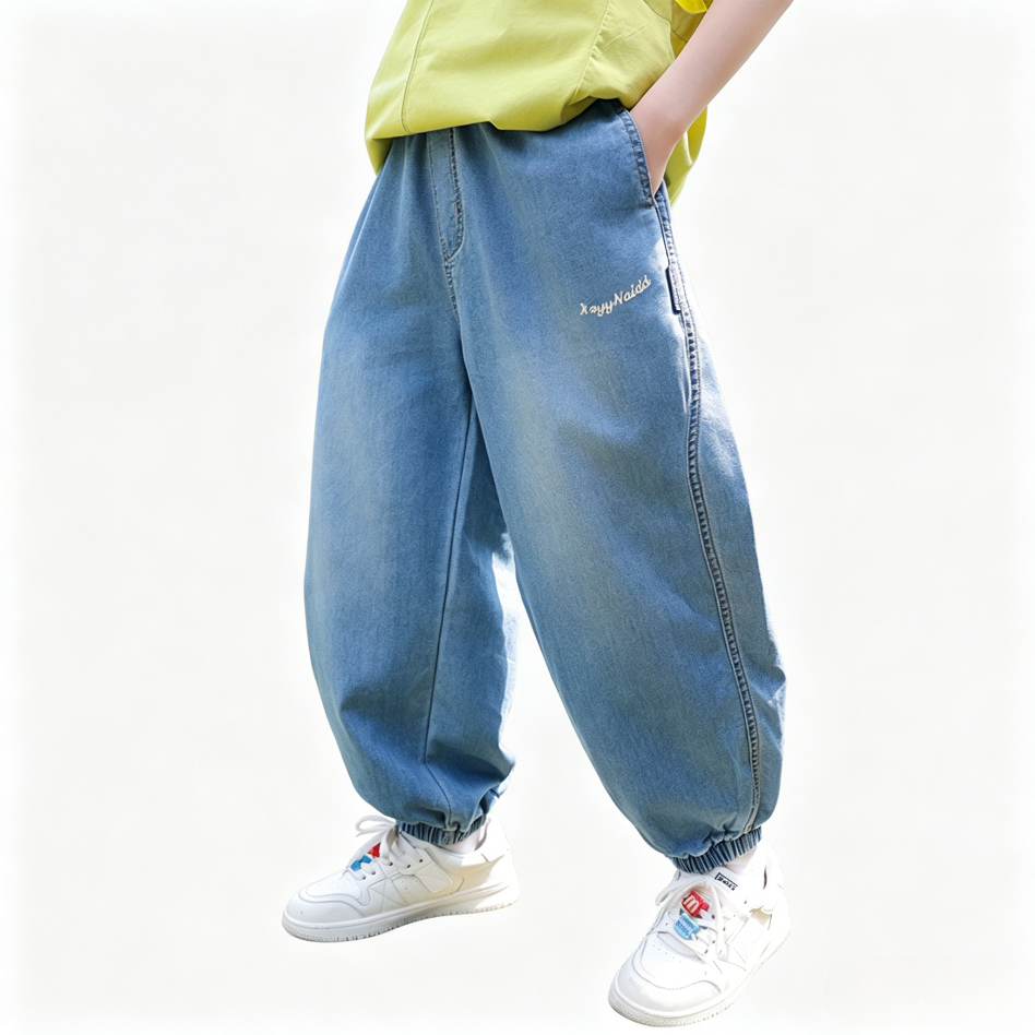 Children's Clothing: Lightweight, Soft Cotton Denim Jeans