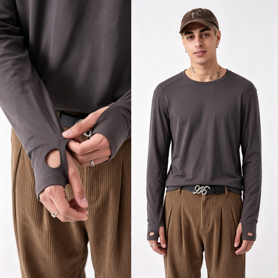 Men Women Modal Basic Top Soft Breathable Casual T‑Shirt