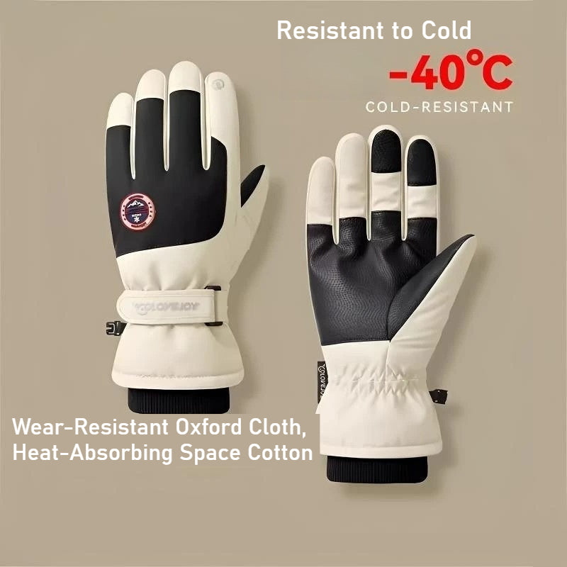 Thickened Winter Unisex Ski Gloves - Adult Hiking  E-Bike Use