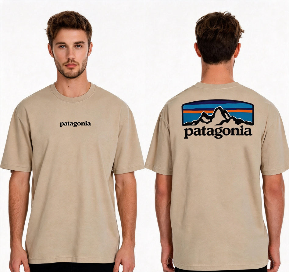 Patagonia Men's P-6 Logo Washed Vintage Short Sleeve T-Shir