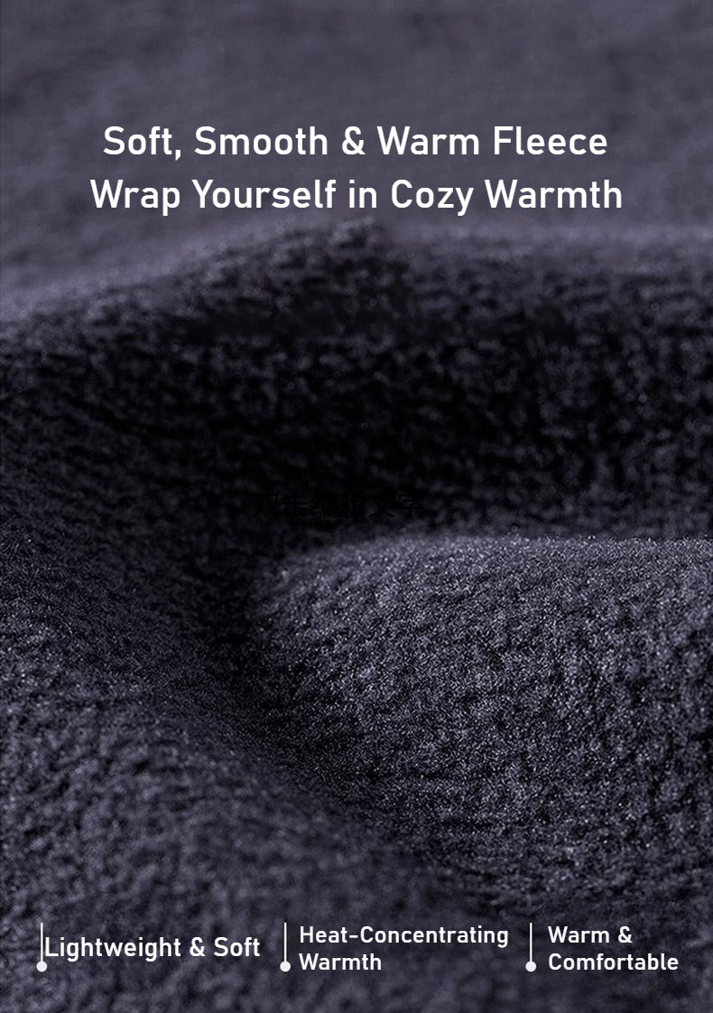 Winter fleece integrated warm hood, thickened cold-proof cycling ski mask