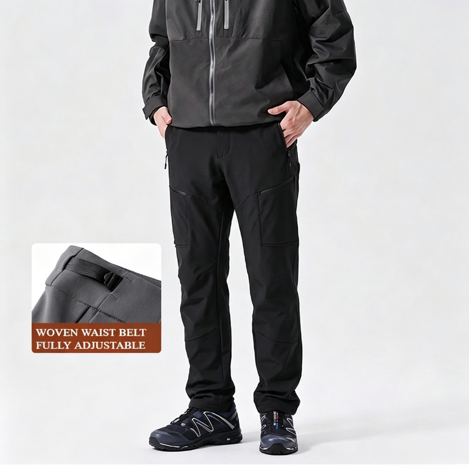 Wenhouu Men's Softshell Waterproof Tactical Hiking Cargo Pants