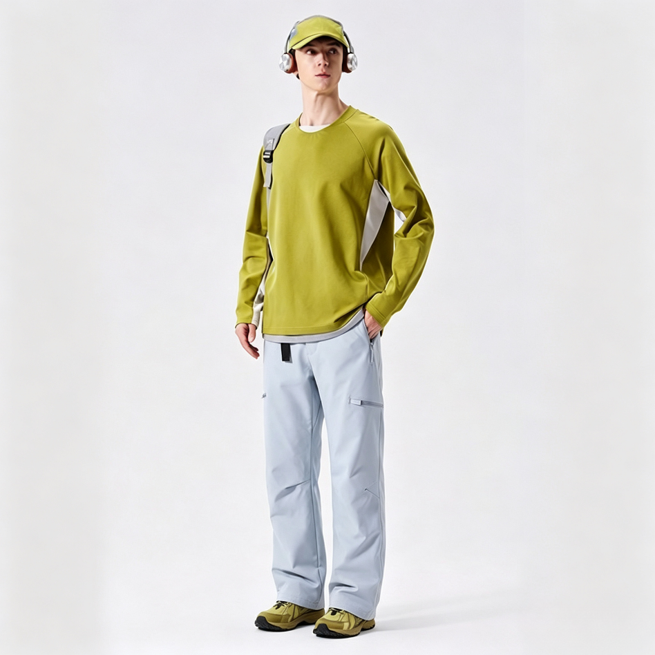 Unisex 3‑in‑1 Zip‑Off Hiking Pants, Detachable Fleece Lined Windproof Waterproof Outdoor Trousers