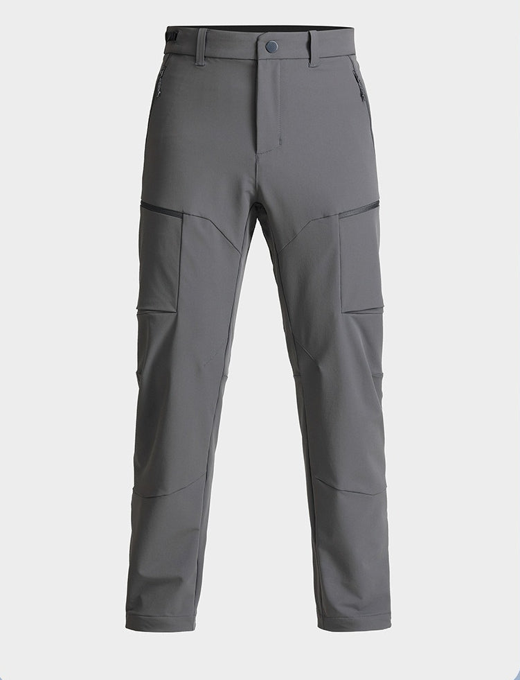 WENHOUU Unisex Softshell Tactical Hiking Pants Waterproof Breathable Elastic Outdoor Trousers