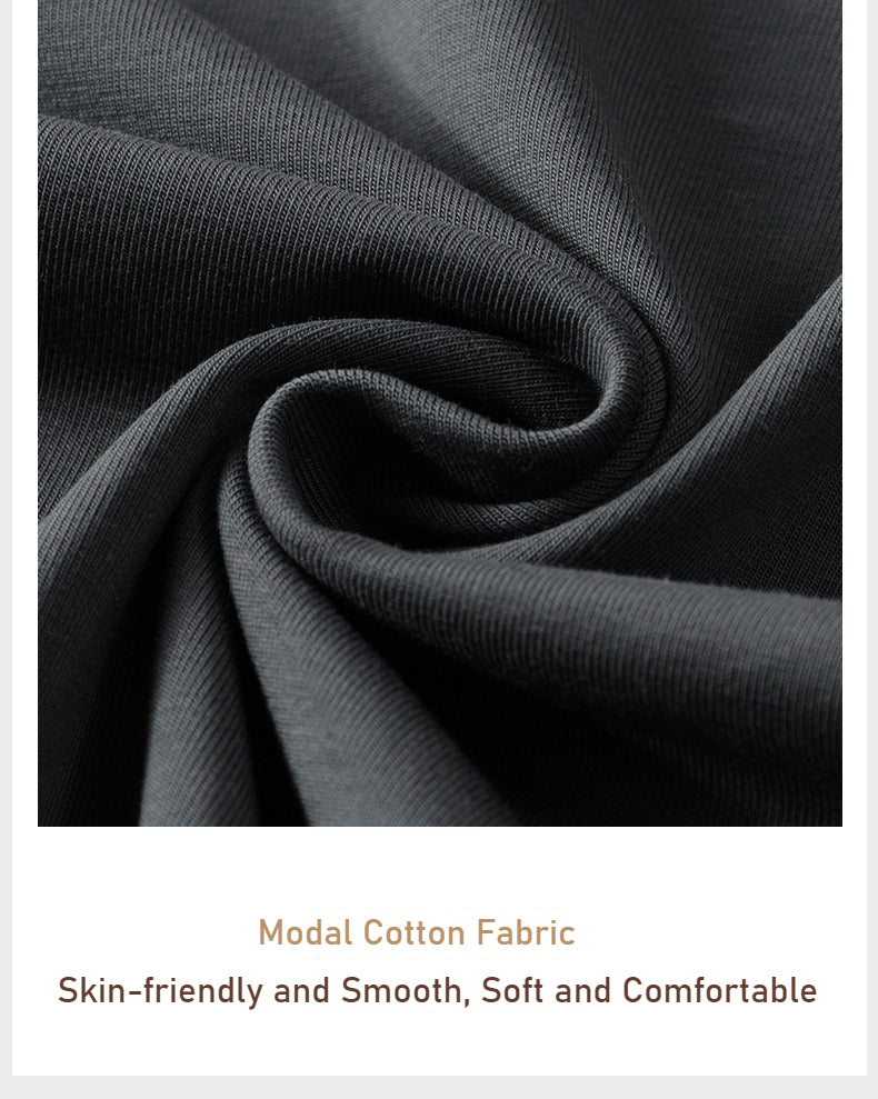 Autumn new 10A grade bacteriostatic Modal cotton long-sleeved T-shirt men's, solid color slim-fitting bottoming shirt, multi-color optional S-4XL