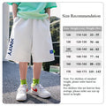Boys' Summer Cooling Shorts，White Casual Style