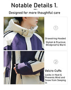 2025 winter new models, couple short down jackets, men's hooded thickened warm trendy jackets