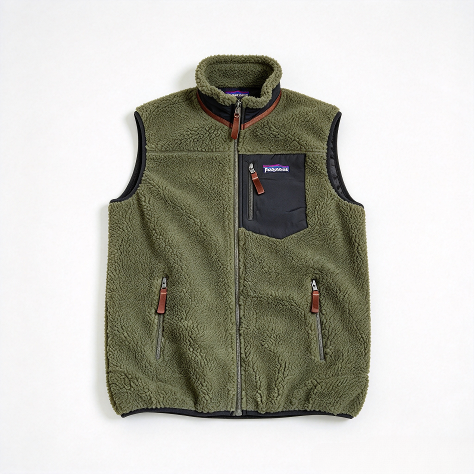 Patagonia Classic Retro-X Stand-Collar Fleece Zip Vest