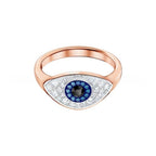 Evil Eye Pavé Crystal Ring
