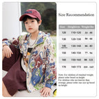 UPF50+ Graffiti Kids Original Yarn Sun Jacket