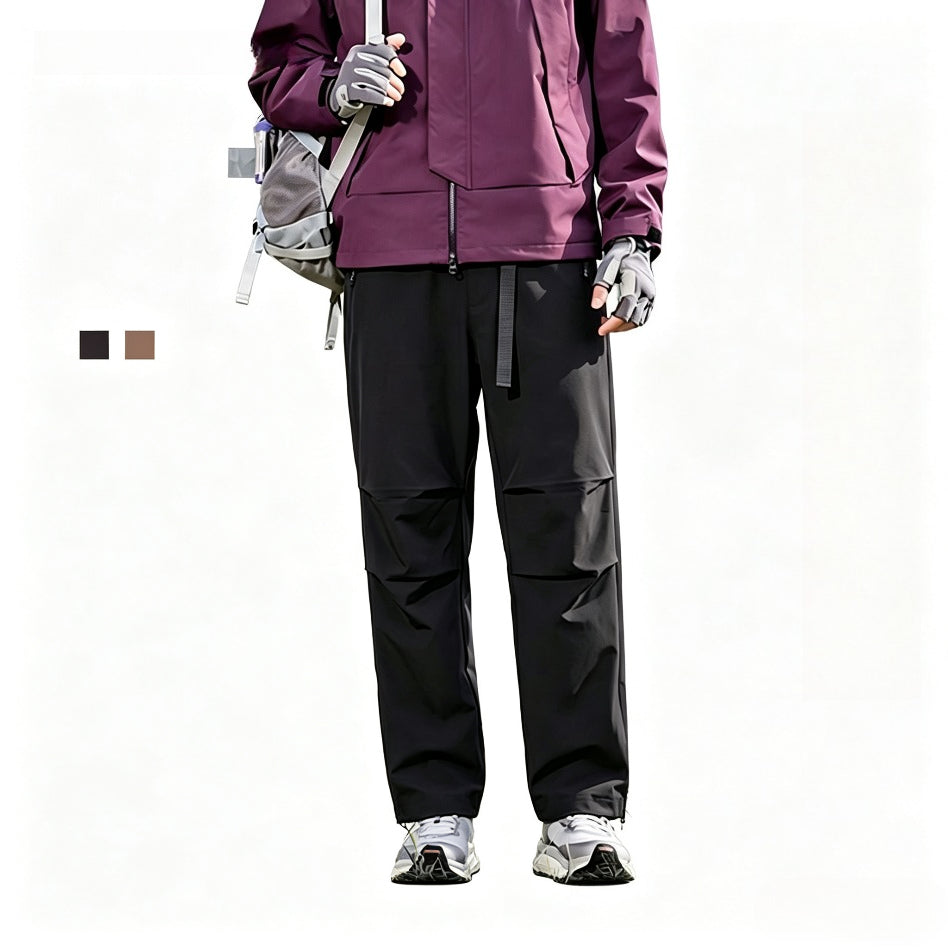 Cologne Unisex Outdoor Hiking Pants, Breathable Stretchy Adjustable Cuff Trousers