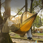 Quick‑Setup Hammock with Mosquito Net, Outdoor Camping Anti‑Mosquito Hammock for Single & Double Person