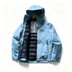 Patagonia 3‑in‑1 Waterproof Down Insulated Hooded Winter Outdoor Jacket