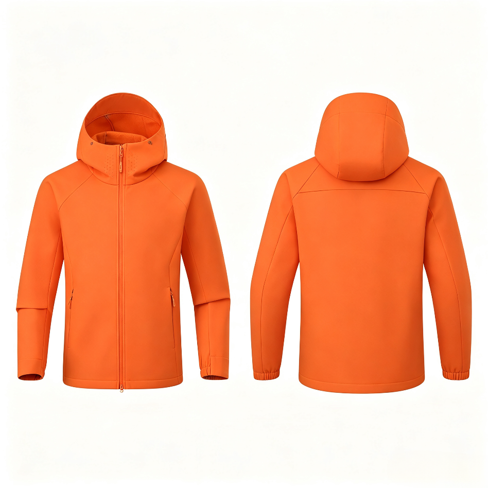 Kailor Softshell Jacket, Men Women Hooded Waterproof Stretch Warm Outdoor Hiking Casual Coat