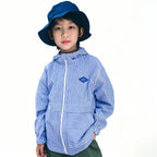 Mountain Style Blue Stripe Casual Jacket