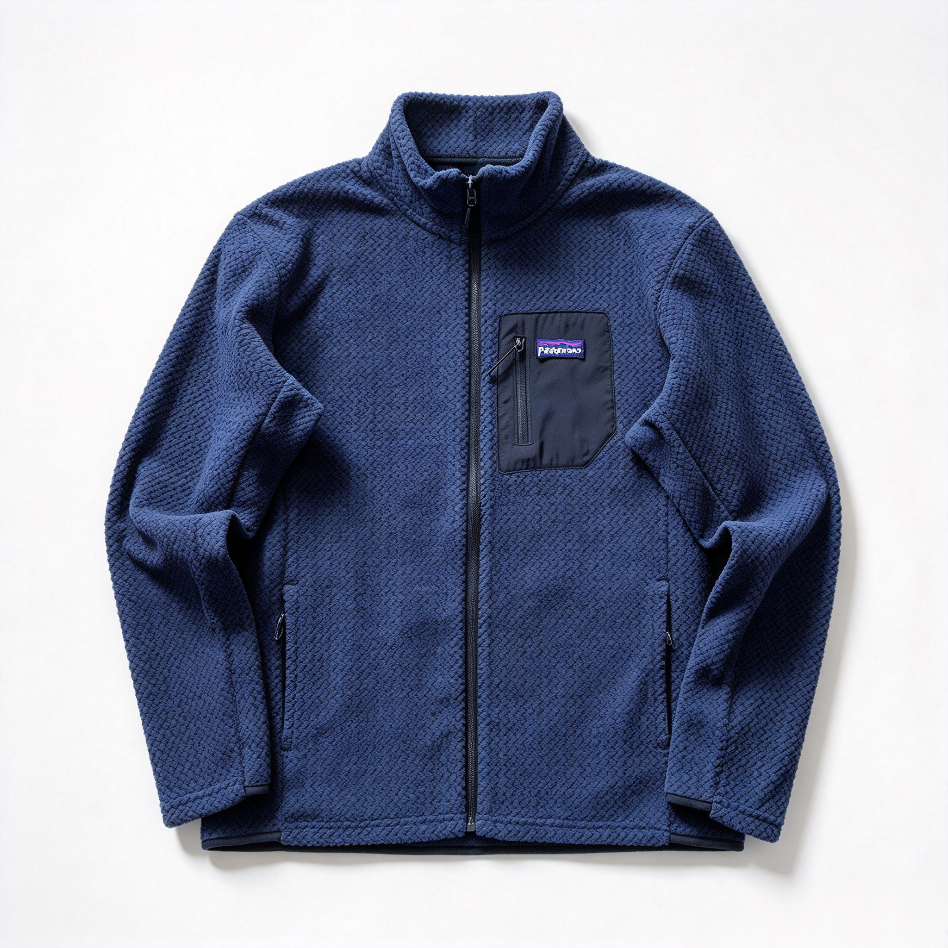 Patagonia R1 Air Full-Zip Jacket, Warm Breathable Grid Fleece Coat