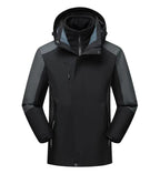 A Must-Have for Winter Outdoor Hiking! Unisex Couple’s 3-in-1 Shell Jacket, Thickened for Warmth, Balancing Casual Style and Trendiness, Youth-oriented Outerwear