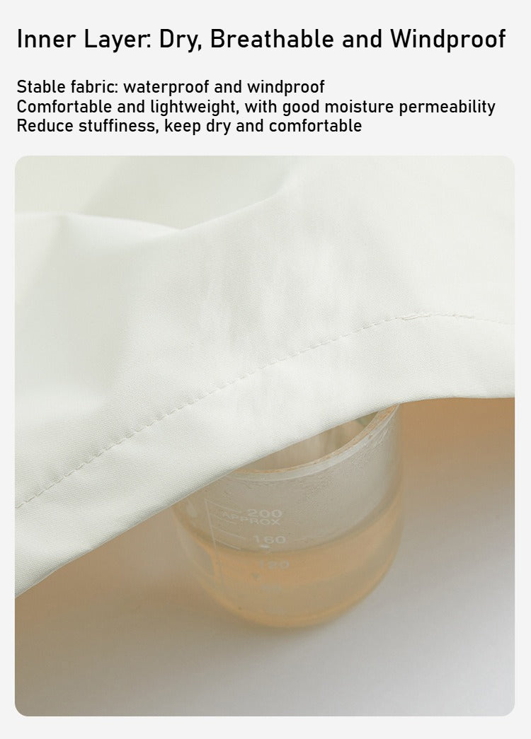 Men's outdoor lightweight mountaineering jacket: windproof and waterproof core performance, hooded style creates a fashionable sports style