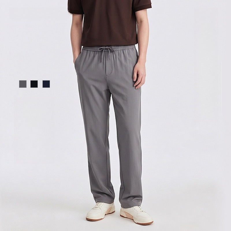 Men's Water Repellent Ice Feel Sun Protection Straight Leg Stretch Pants