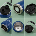 Large 316 Stainless Steel Insulated Water Jug, Dual‑Drink Portable Outdoor Camping Thermos