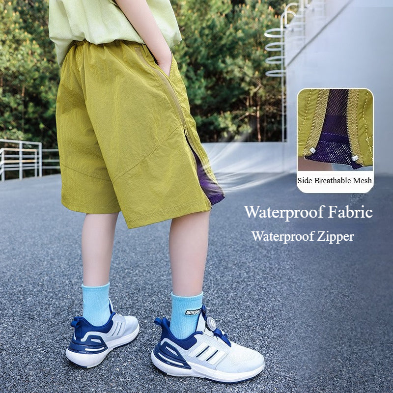 Boys Waterproof Mesh Side 5-inch Shorts