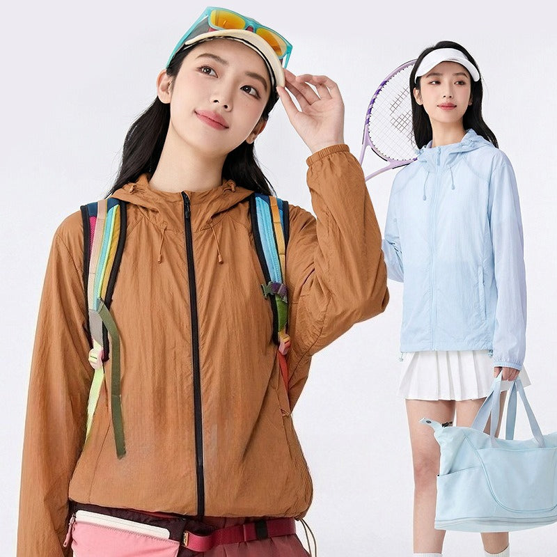 Wenhouu Family Sun Protection Jacket, Women Kids Summer Lightweight Breathable Outerwear