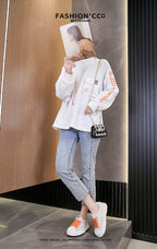 2025 summer new models, shell head dissolving shoes, genuine leather little white shoes, women's versatile casual trendy shoes