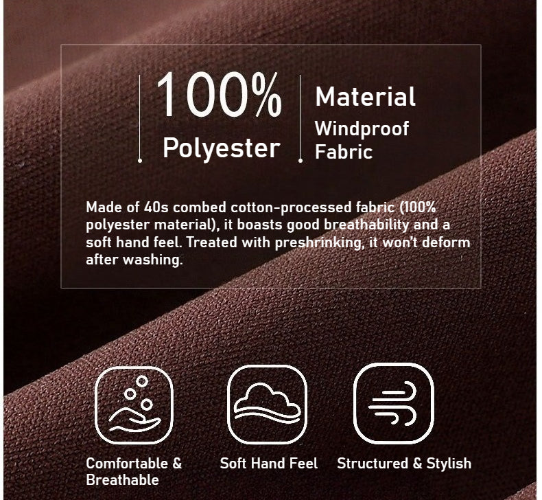 American retro men's short cotton clothes, spliced fake two-piece double-layer lapel loose coat