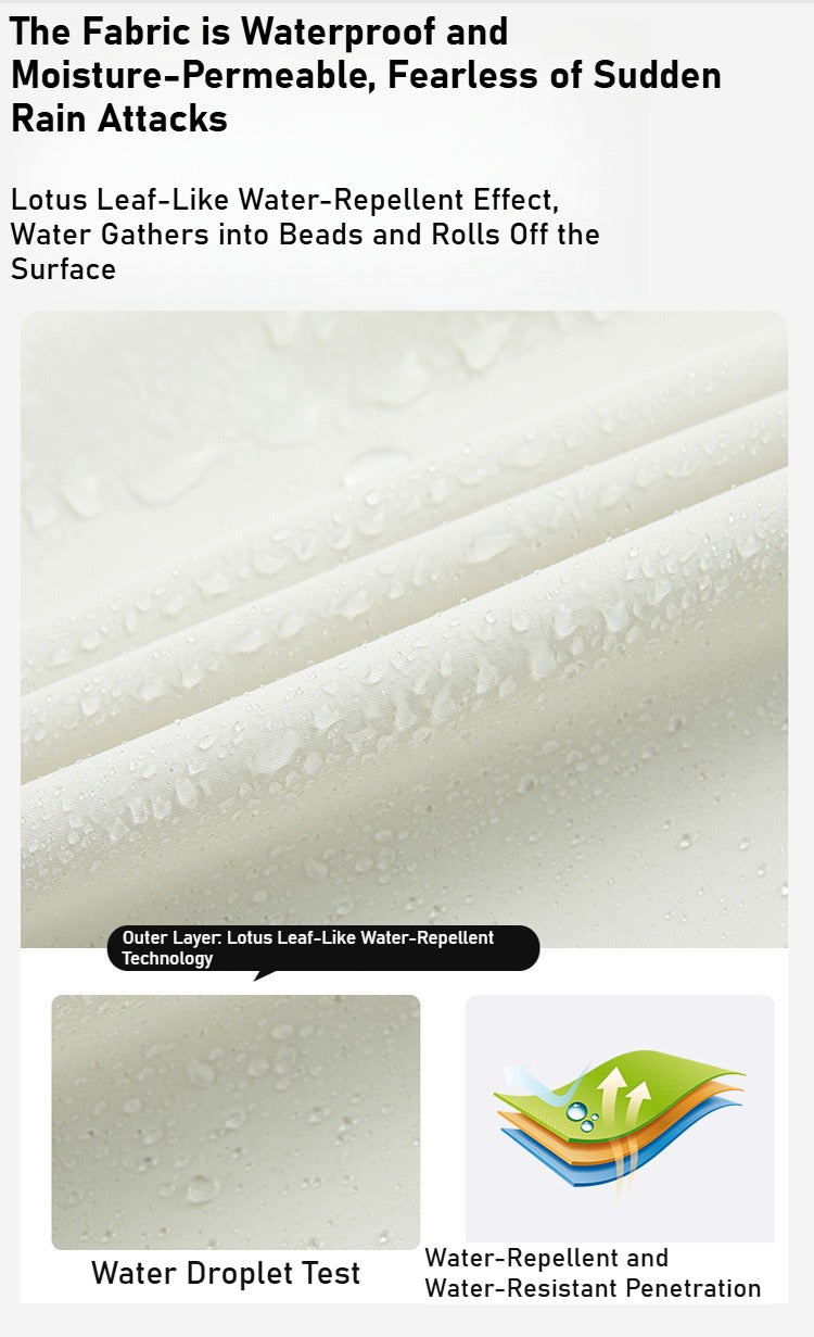 Men's outdoor lightweight mountaineering jacket: windproof and waterproof core performance, hooded style creates a fashionable sports style