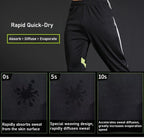 Basketball trousers men's casual trousers quick-drying trousers appearance trousers training trousers side three bars sports trousers football running trousers