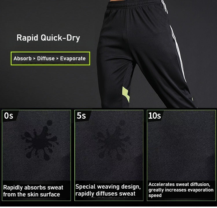 Basketball trousers men's casual trousers quick-drying trousers appearance trousers training trousers side three bars sports trousers football running trousers